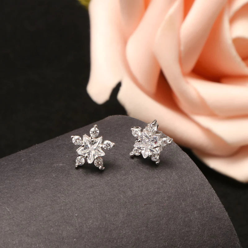 Mila Sterling Silver Stud Hypoallergenic Earrings