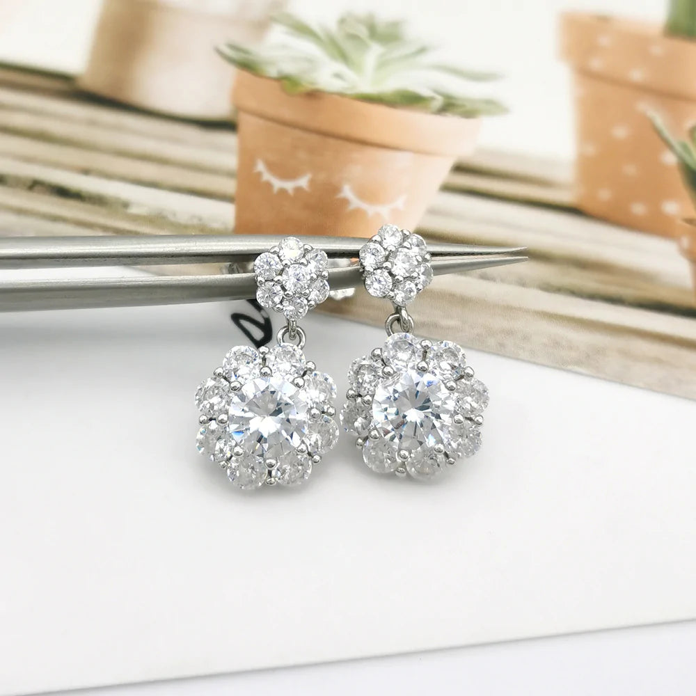 Lydia Drop Stud Hypoallergenic Earrings