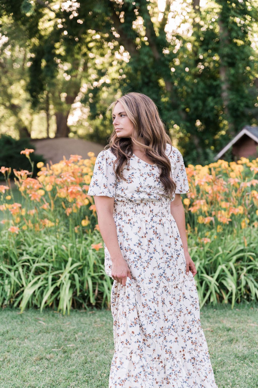 Michaela Floral Maxi Dress