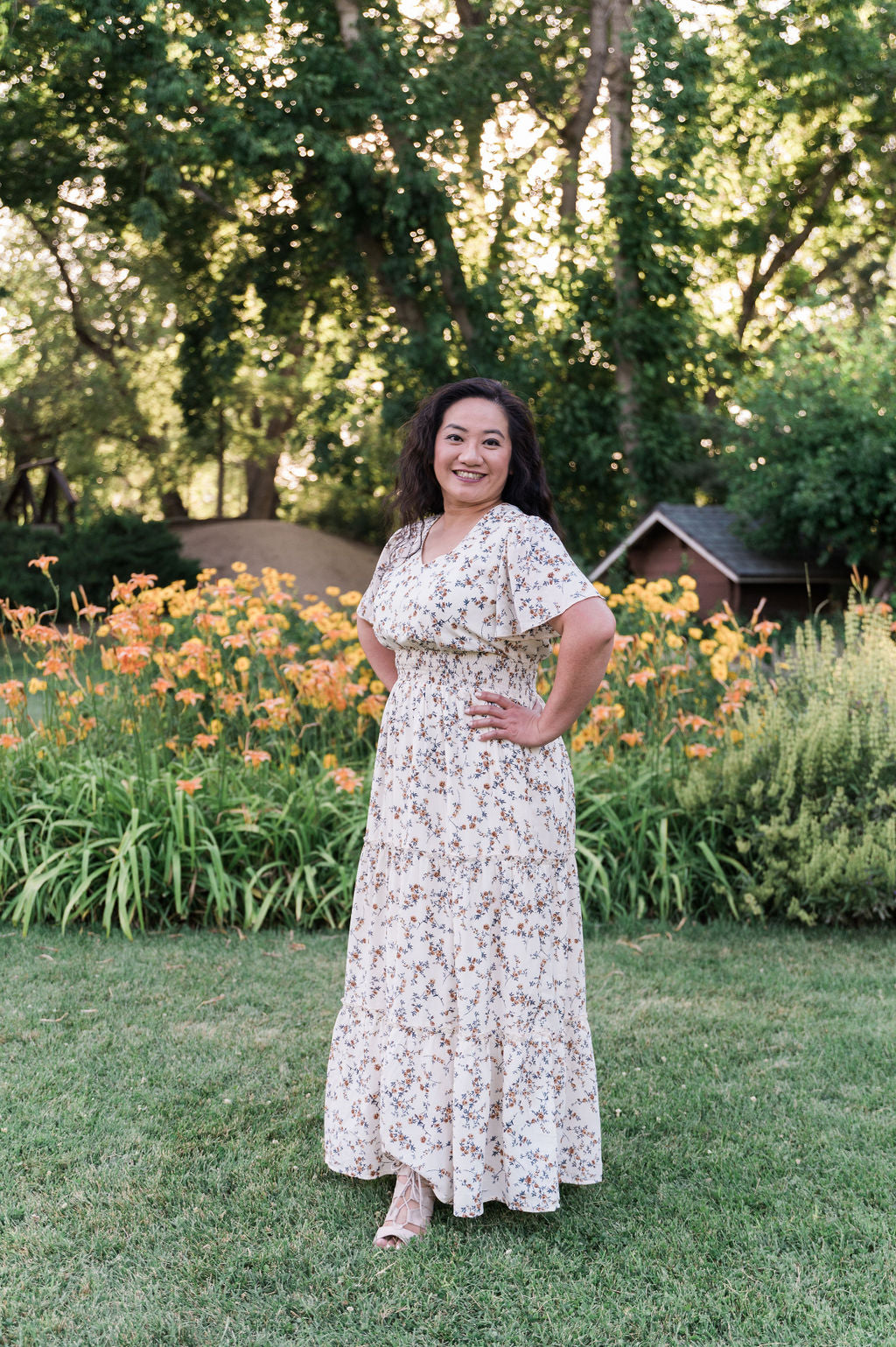 Michaela Floral Maxi Dress