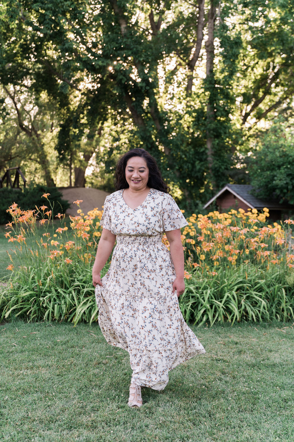 Michaela Floral Maxi Dress