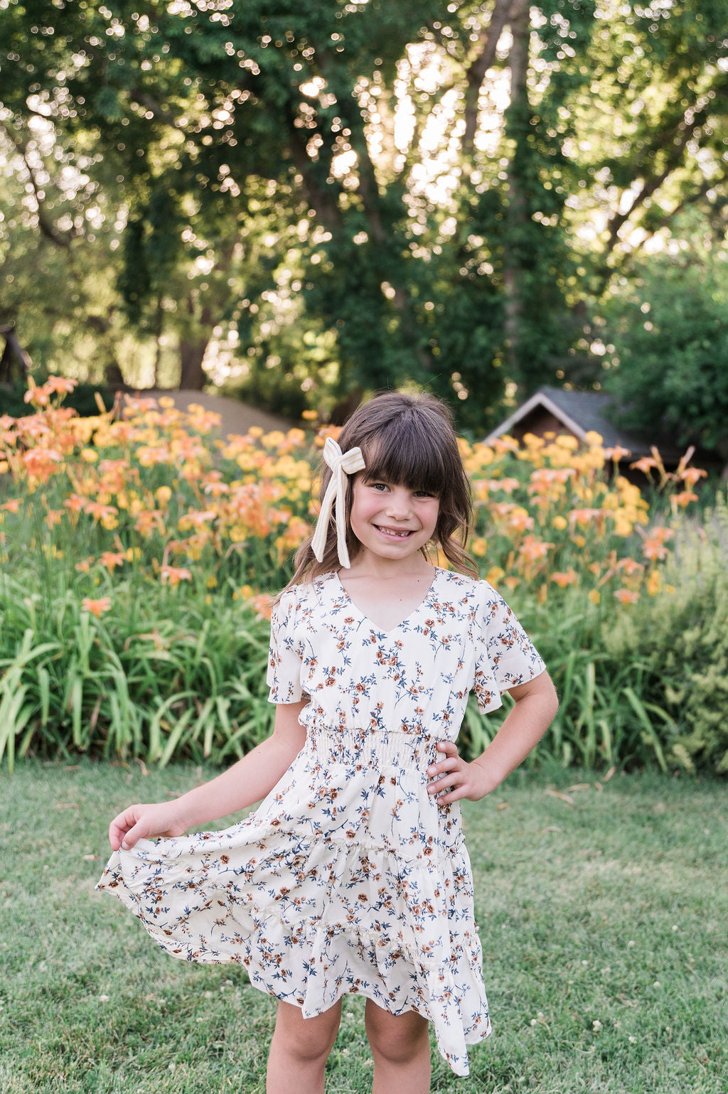 Girl Michaela Floral Dress