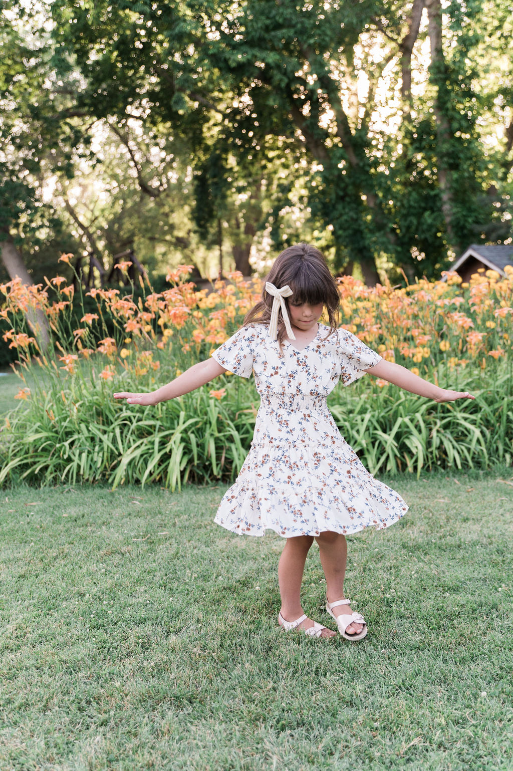 Girl Michaela Floral Dress