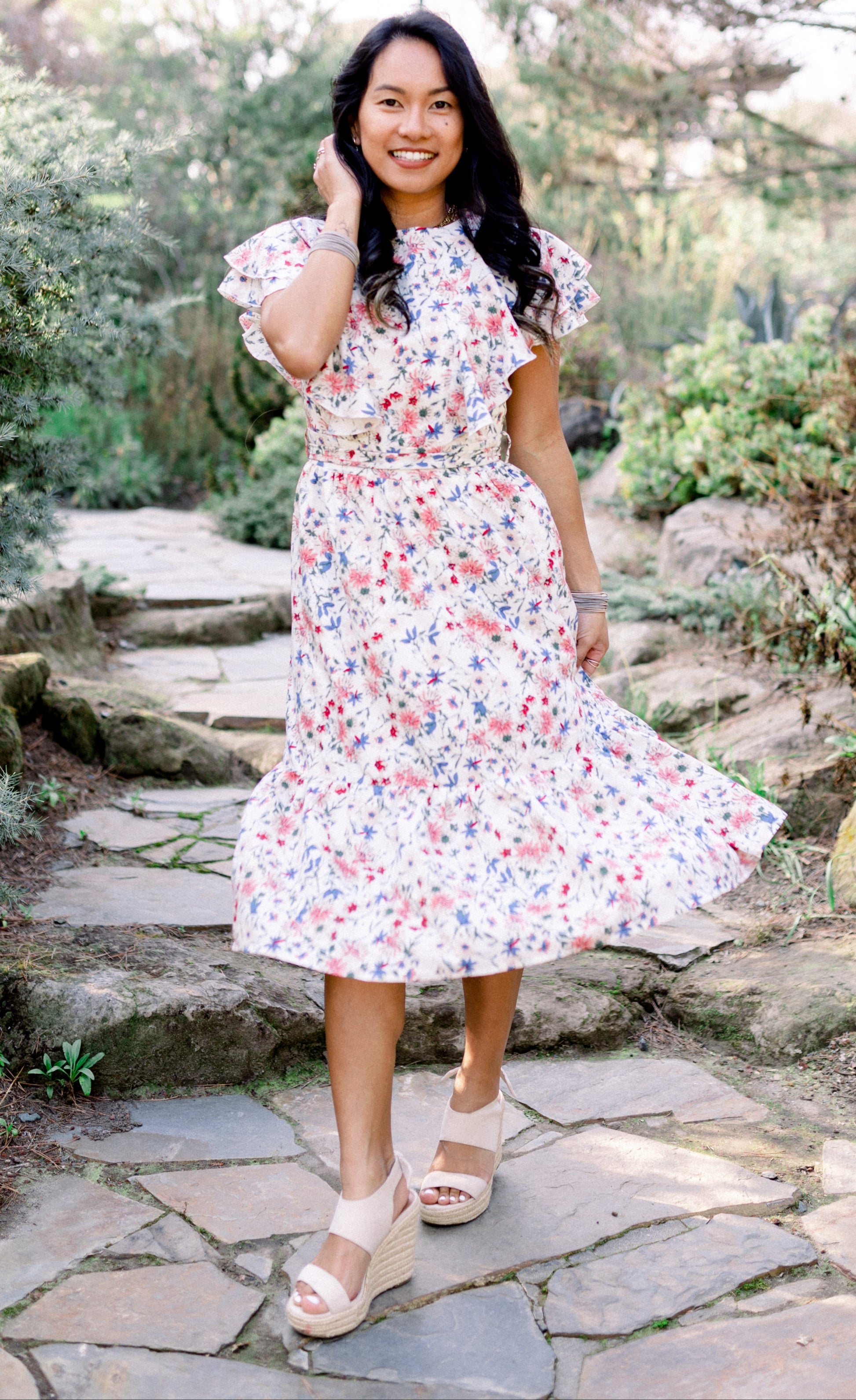 Alina Midi Floral Dress Matching Mommy & Me (Final Sale) X-Large Alina Midi Floral Dress Matching Mommy & Me (Final Sale) X-Large