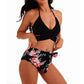 SUMMER NIGHT WRAP AND FLORAL HIGH-WAISTED BIKINI