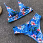 BLUE FLORAL BIKINI