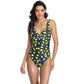 V-NECK TUMMY CONTROL ONE PIECE SWIMSUIT