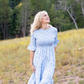 Dahlia Floral Midi  Dress