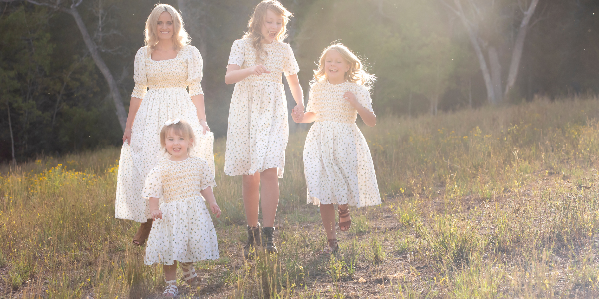 Sofia Embroidered Floral Dress