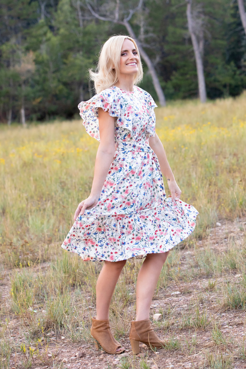 Alina Midi Floral Dress Matching Mommy & Me (Final Sale) X-Large Alina Midi Floral Dress Matching Mommy & Me (Final Sale) X-Large