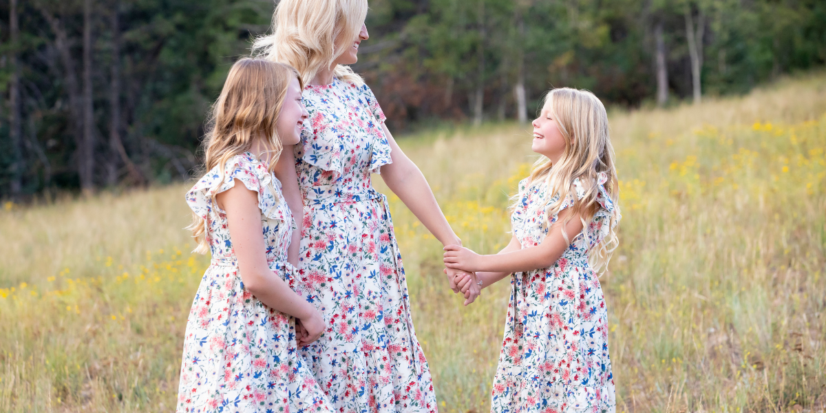 Alina Midi Floral Dress