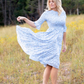 Dahlia Floral Midi  Dress