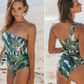 Green Leaf One Piece Swimsuit