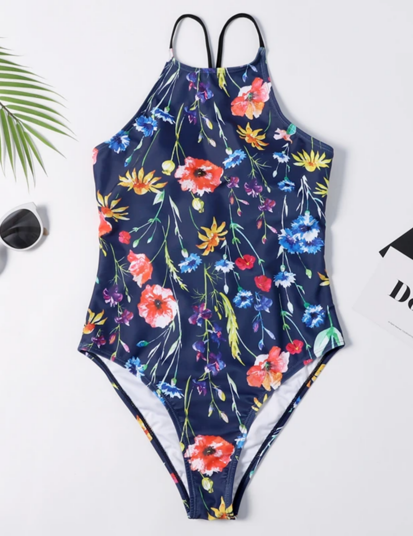 WILDFLOWERS PRINT ONE-PIECE SWIMSUIT