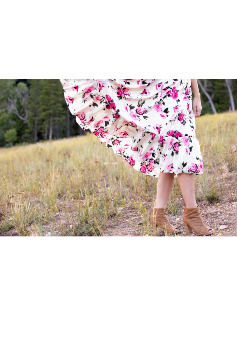 Catalina Floral Midi Dress