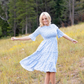 Dahlia Floral Midi  Dress