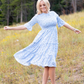Dahlia Floral Midi  Dress