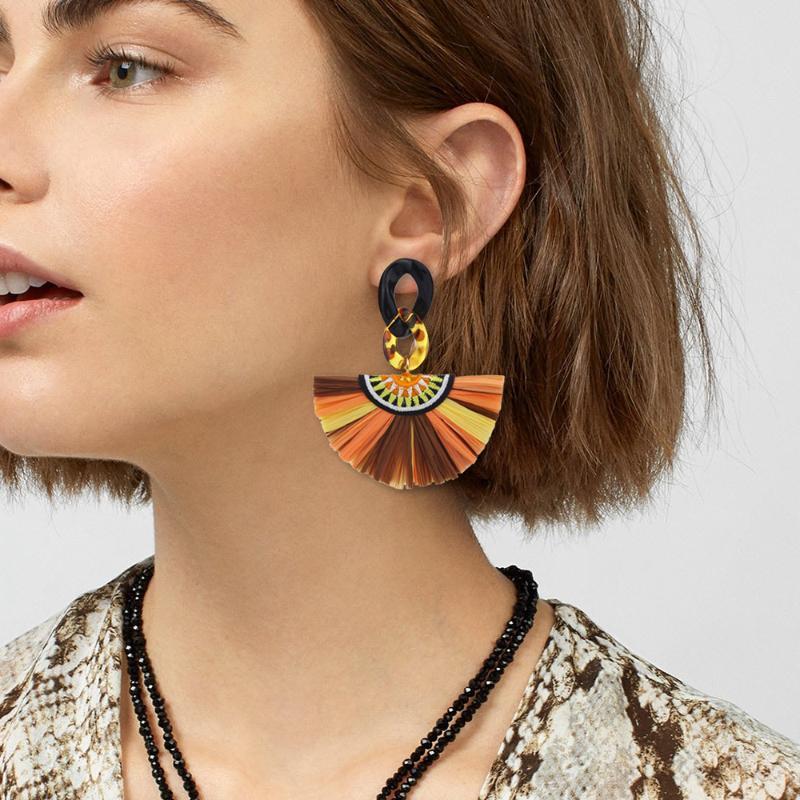 COLORFUL TASSEL  EARRINGS