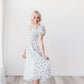 Ella Midi Blue Floral Dress