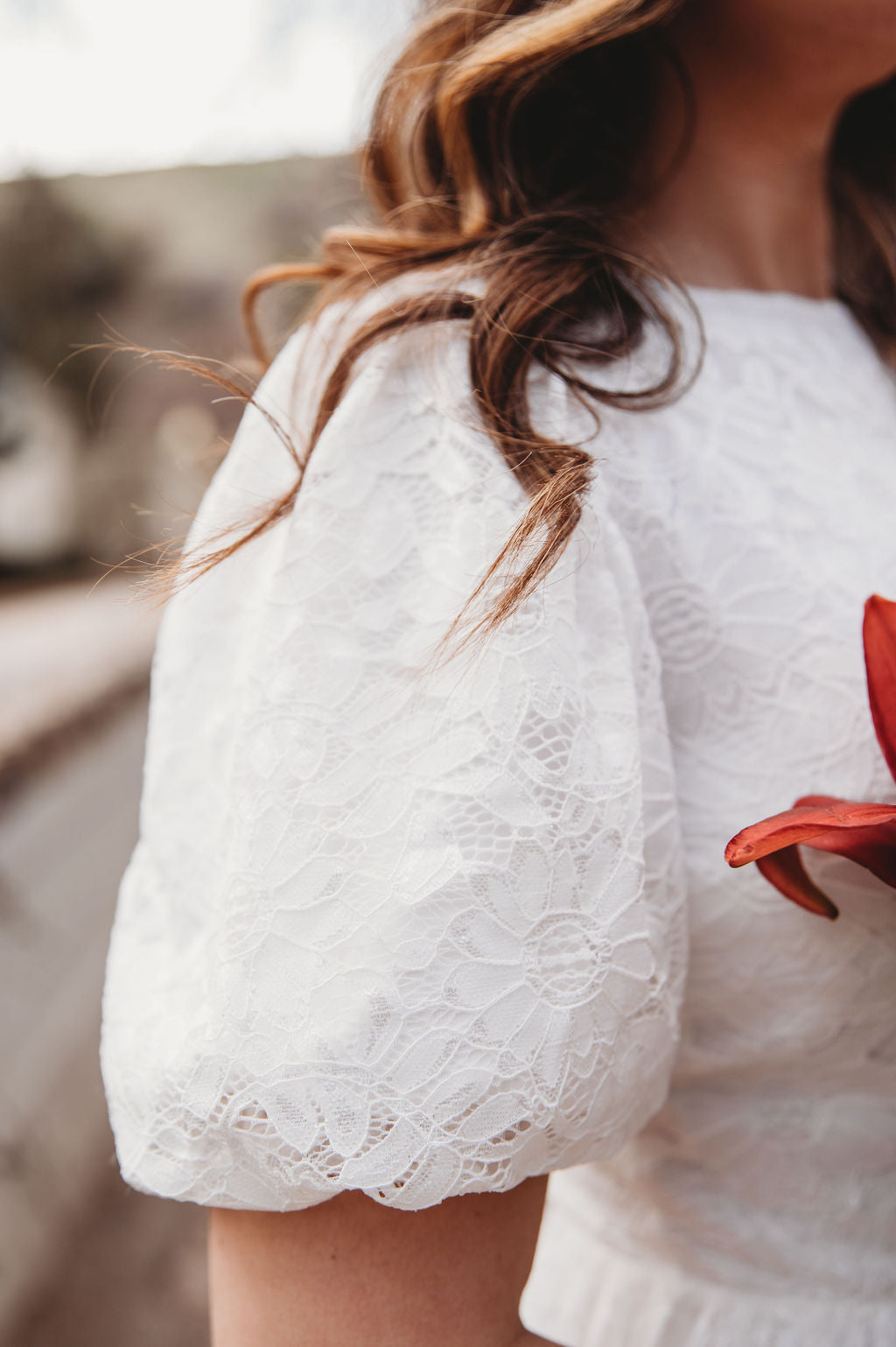 Myla White Midi Lace Dress