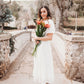 Myla White Midi Lace Dress