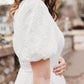 Myla White Midi Lace Dress