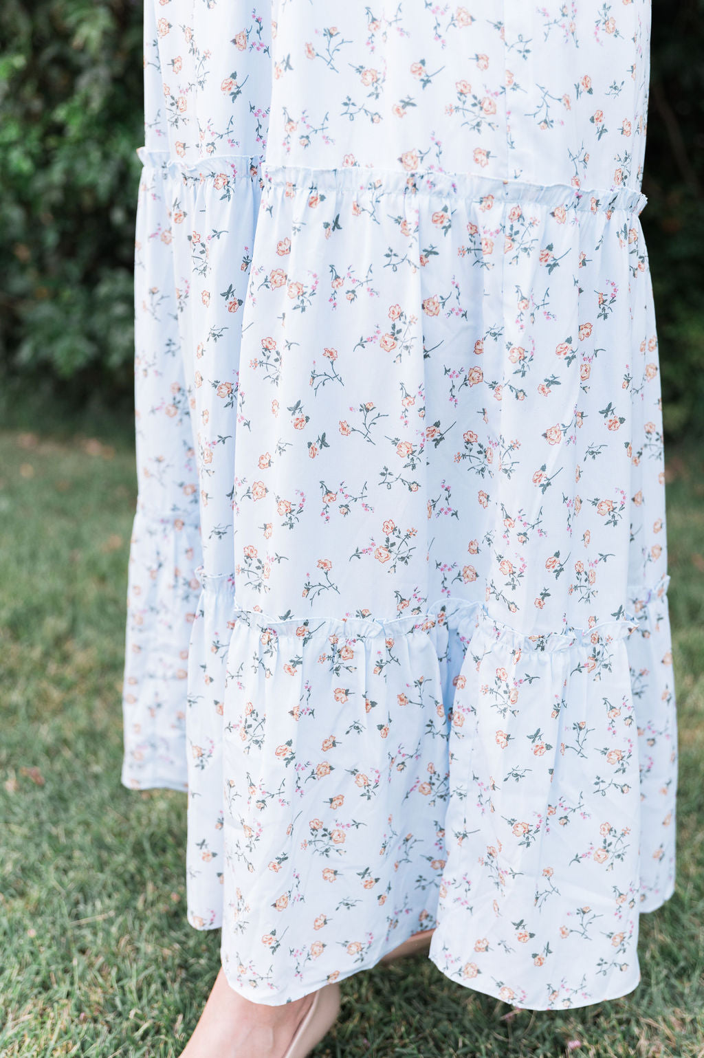 Dahlia Floral Midi  Dress