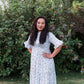 Dahlia Floral Midi  Dress