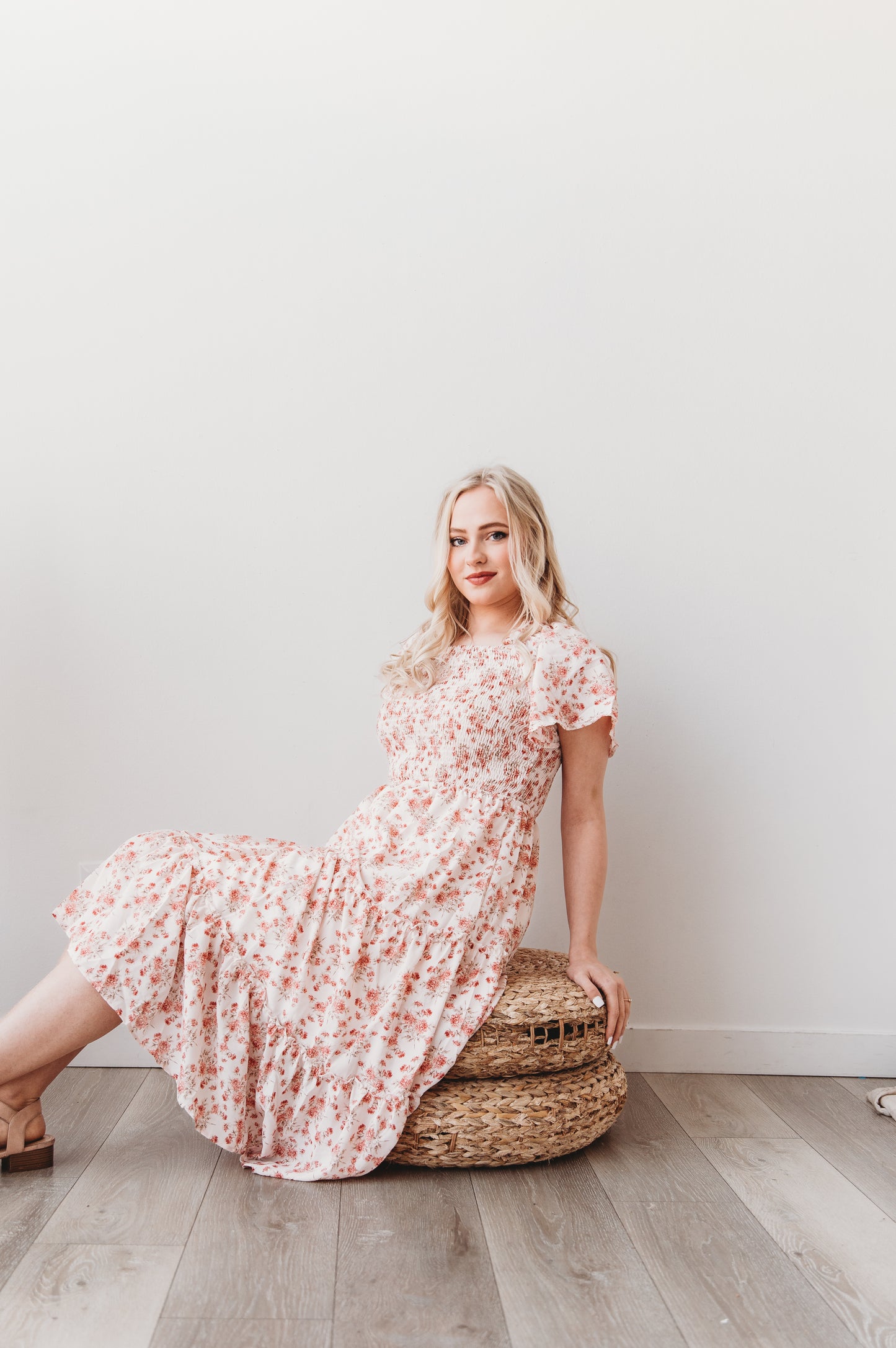 Oana Floral Midi Dress