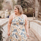 Havana Backless Floral Evening Dress