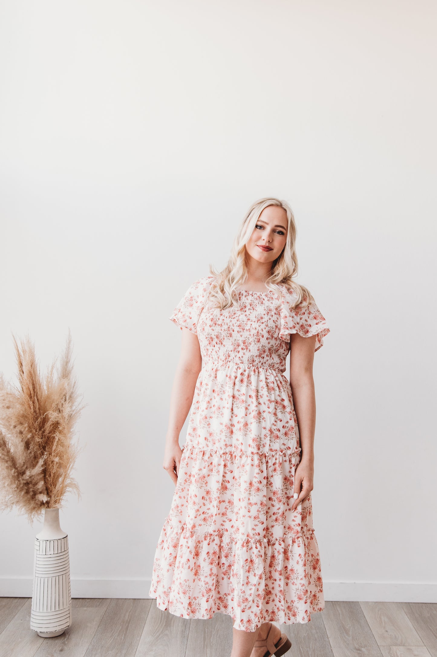 Oana Floral Midi Dress