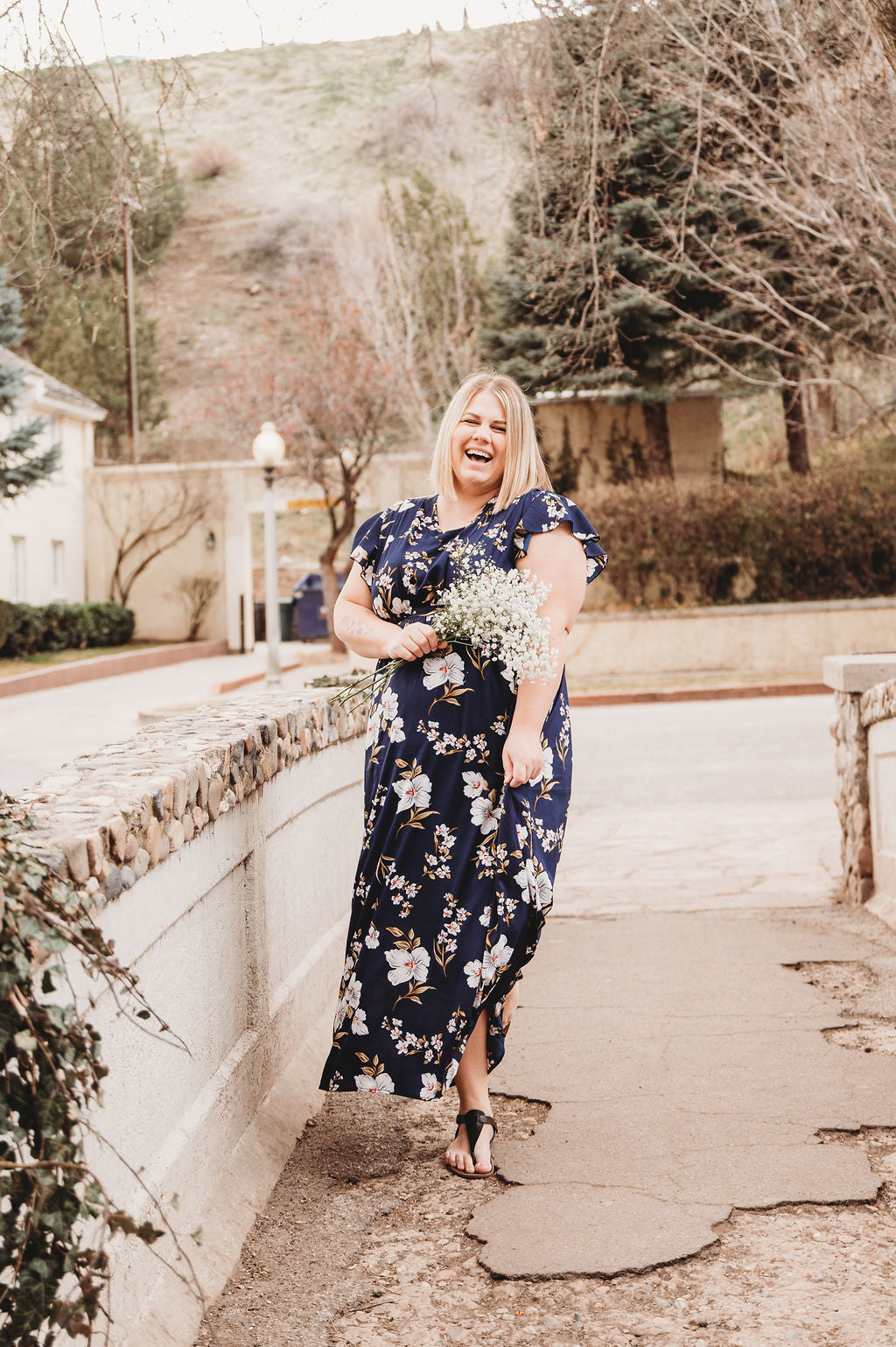 Clara shop floral dress