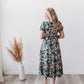 Mira Smoked Floral Midi Dress